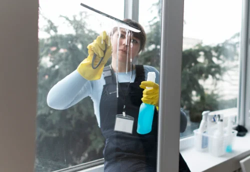 Nettoyage de vitres intérieures et extérieures à Tourbes
